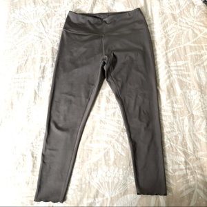 Z by Zella scalloped grey leggings